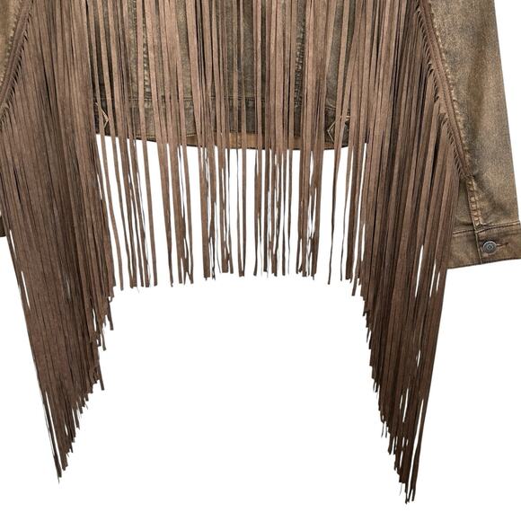 Idyllwind Miranda Lambert Fringe Jacket Womens Small Fringe‎ Western Boho Chic - Picture 4 of 14
